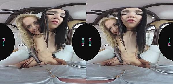  VRHUSH Naughty threesome with Nina Hartley and Eva Yi